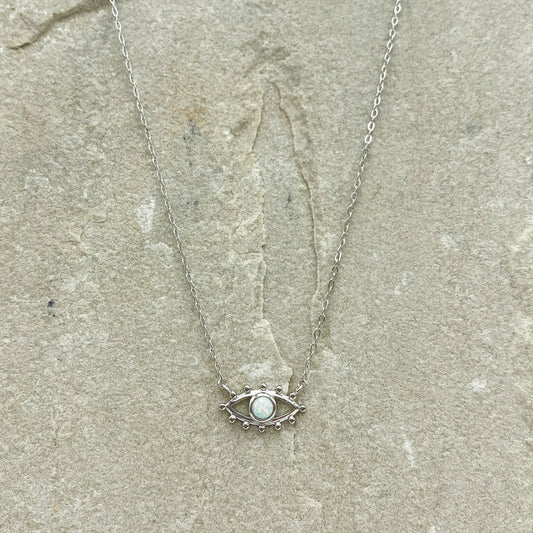 Opal Eye Necklace