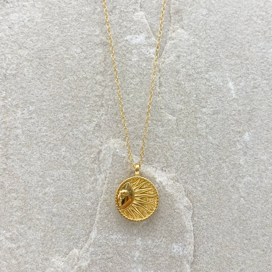 Eclipse necklace - gold