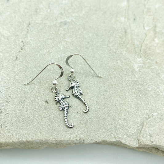 Seahorse hook earrings