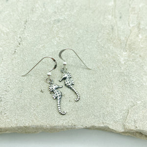 Seahorse hook earrings